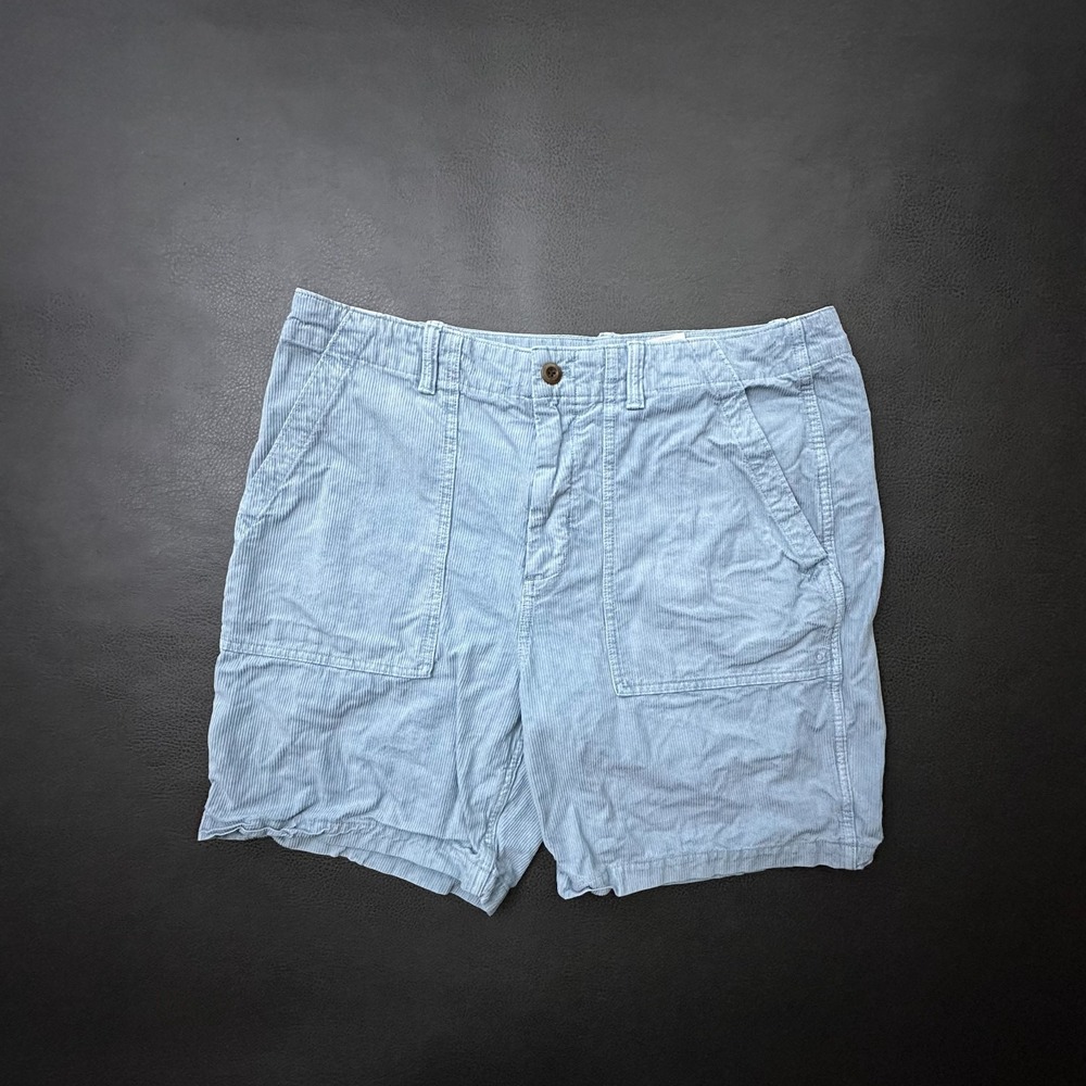 Outerknown Shorts Mens 35 Blue SeventySeven Corduroy Utility Retro Cotton Surf